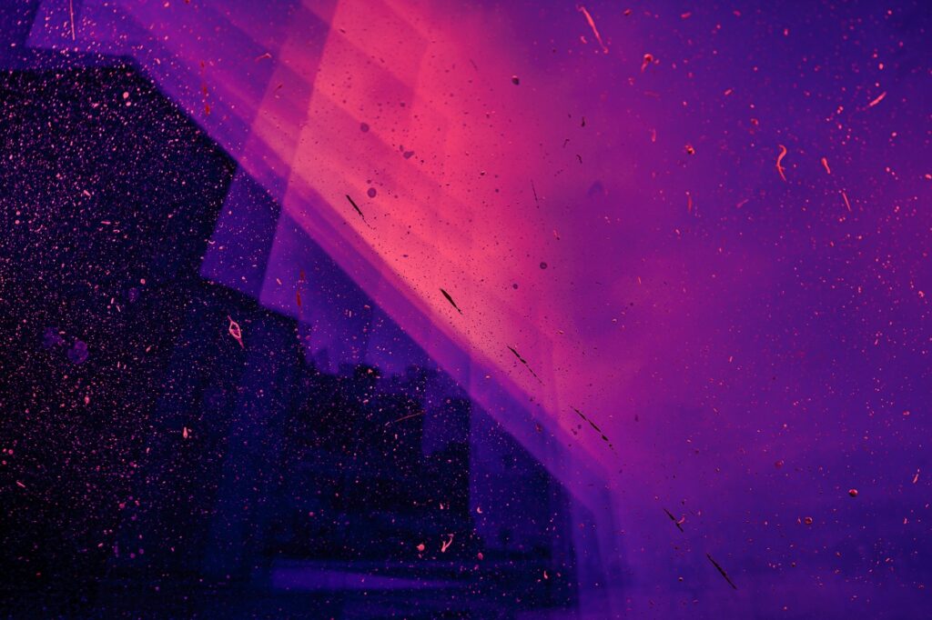 Purple/pink hazy background